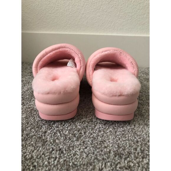 UGG Maxi Logo Platform Sandals Women’s Size 8 Pink - Picture 5 of 6